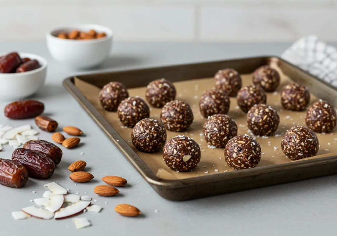 Almond Date Energy Balls