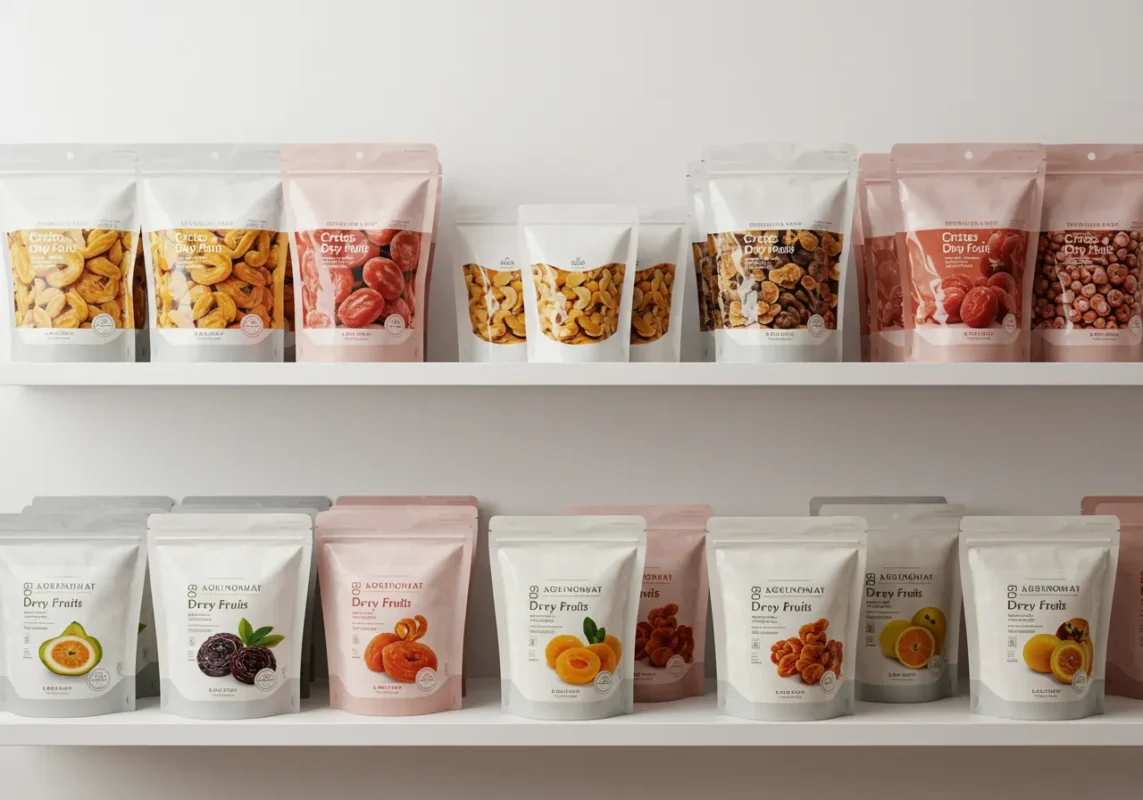 Dry Fruit Flat Lay Display