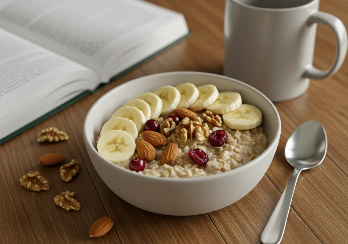Dry Fruit-Infused Oatmeal Bowl